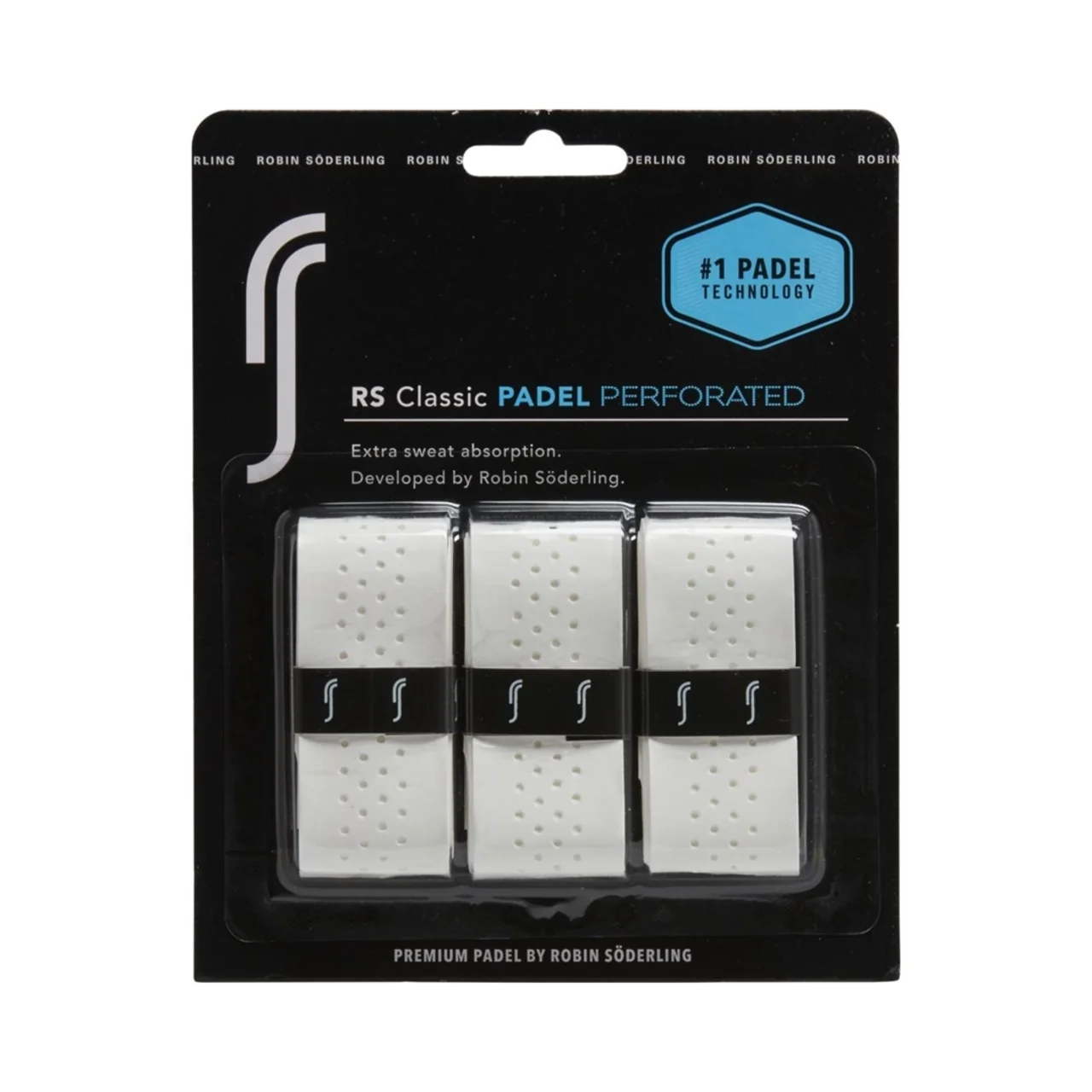 RS Classic Padel Overgrip Perforated White