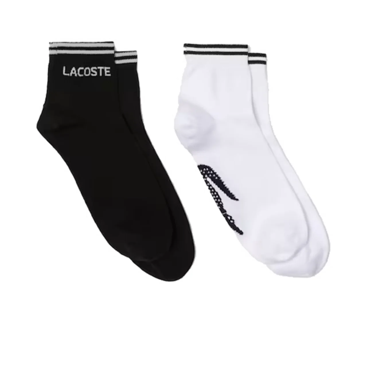 Lacoste Sport Low-Cut Sock 2-pack Black/White