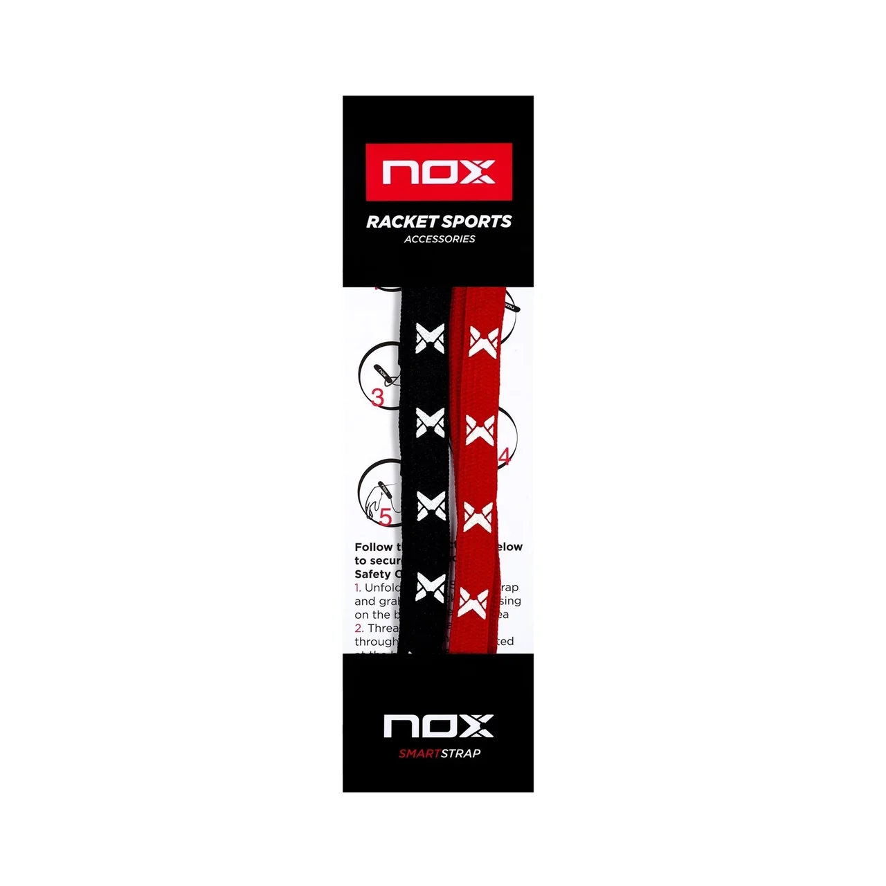 Nox SmartStrap Pro 2-pack Black/Red