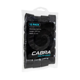 Cabra Padel Pro Overgrip 12-pack Black