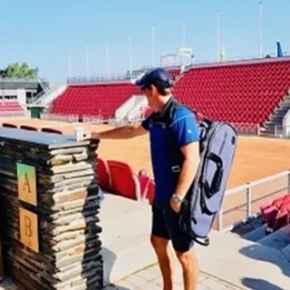 HILDEBRAND Tennis Racket Bag Blue