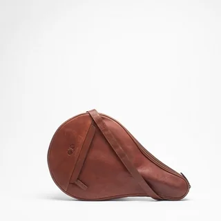 HILDEBRAND Padel Case Brown Leather